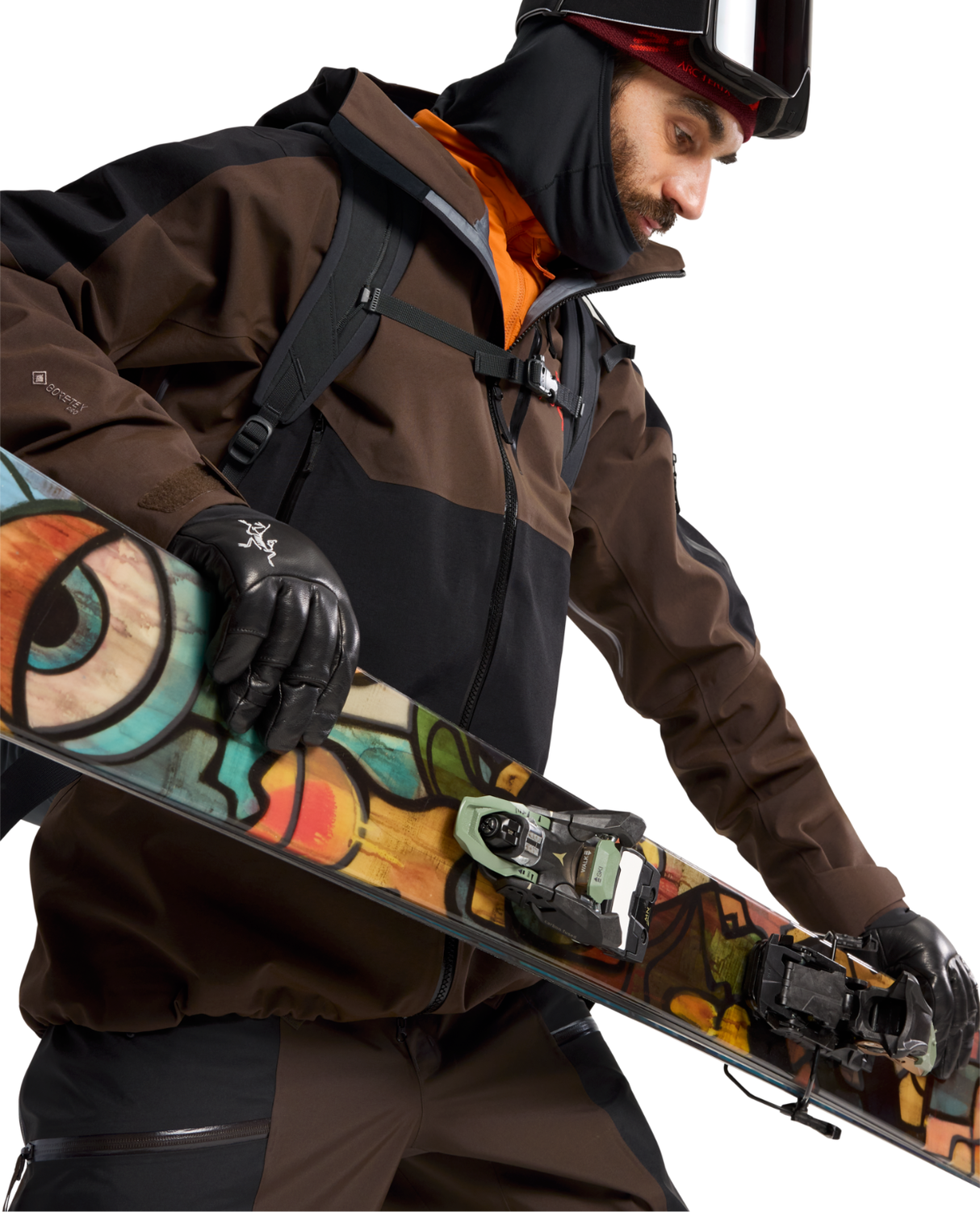 Arc'teryx Men Sabre SV Jacket - Carob / Blk / Dynasty - Alpingaraget