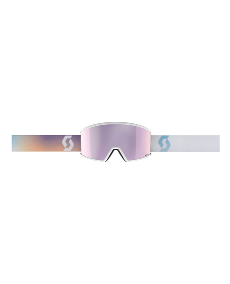 Scott Goggle Ambit Compact AMP - White/Soft Pink, Lavender Chrome S3 - Goggles - Alpingaraget