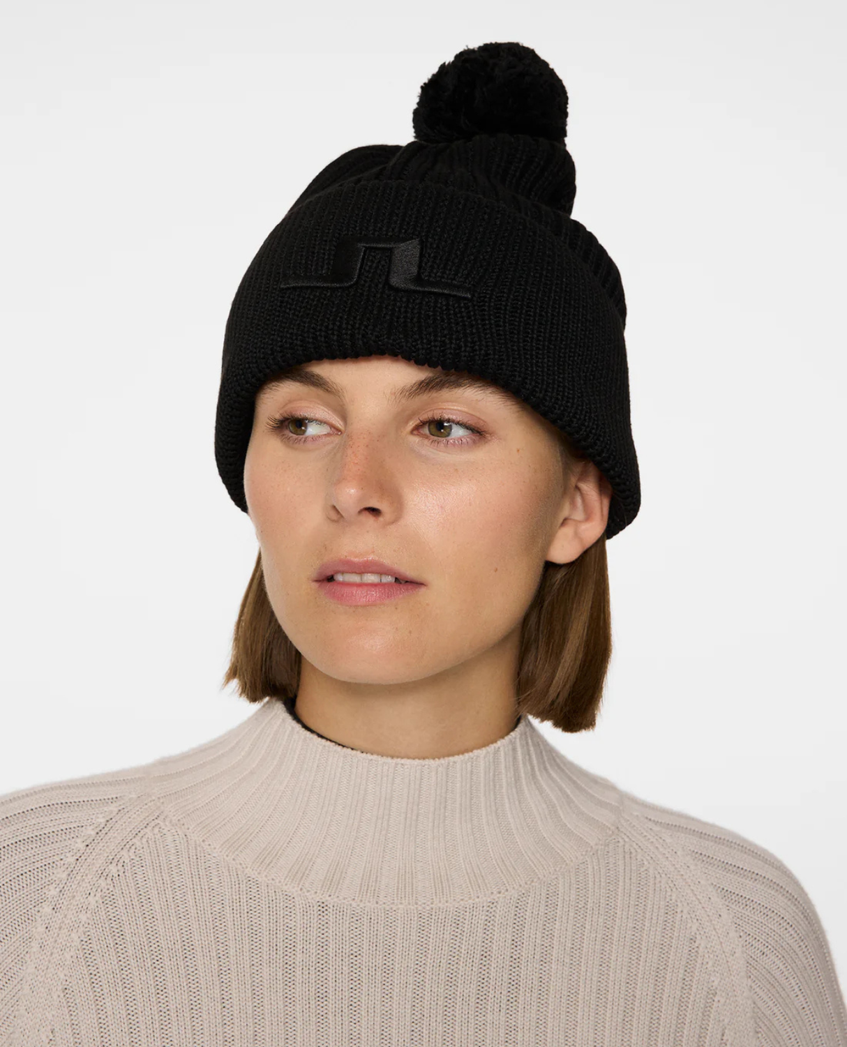 J.Lindeberg Grace Beanie - Black - Alpingaraget