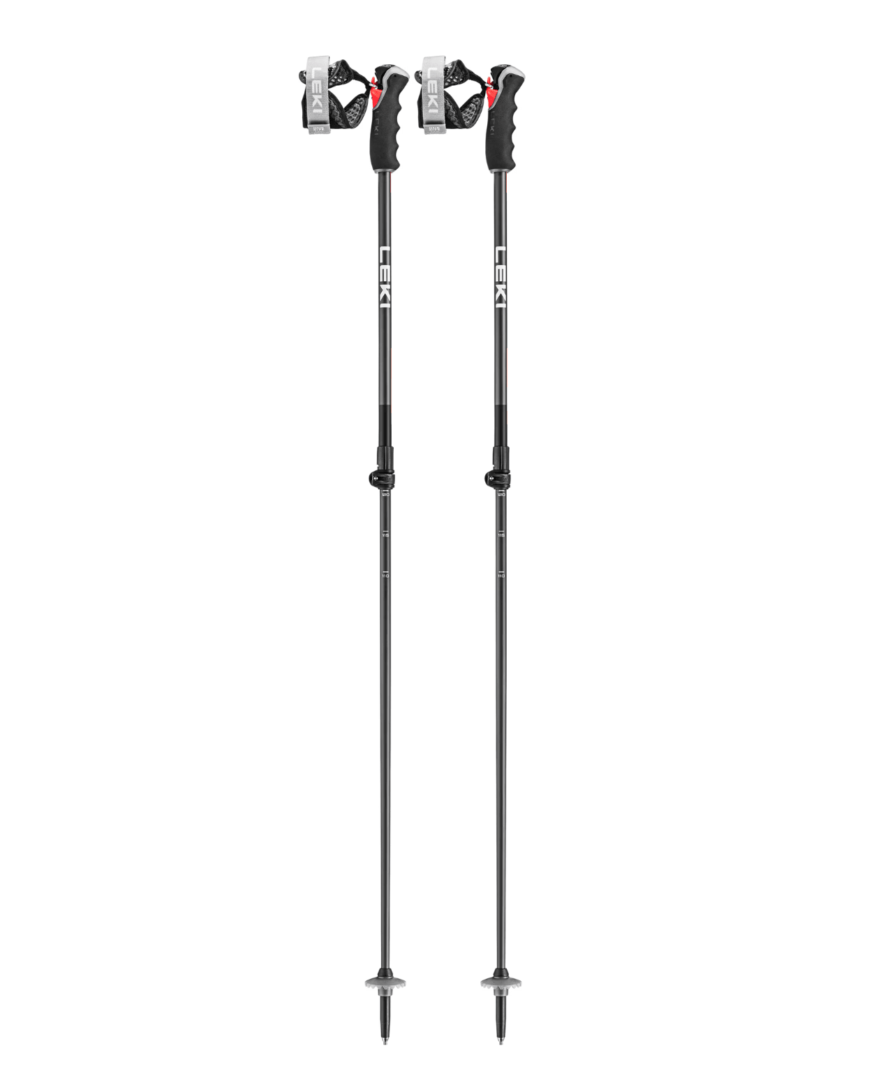 Leki Peak Vario 3D - Black / Dark Anthracite / Orange Svart