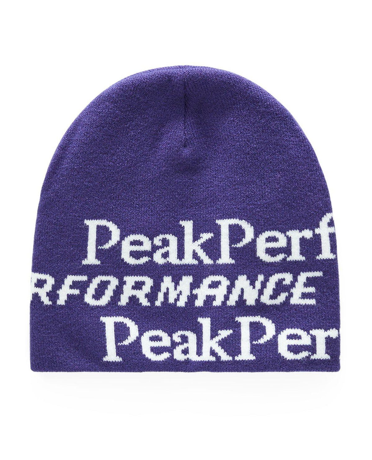 Peak Performance WeiTien PP Hat i lila färg med vit logotyp - Alpingaraget