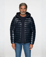 J.Lindeberg Men Oden Light Down Hood - JL Navy - Alpingaraget