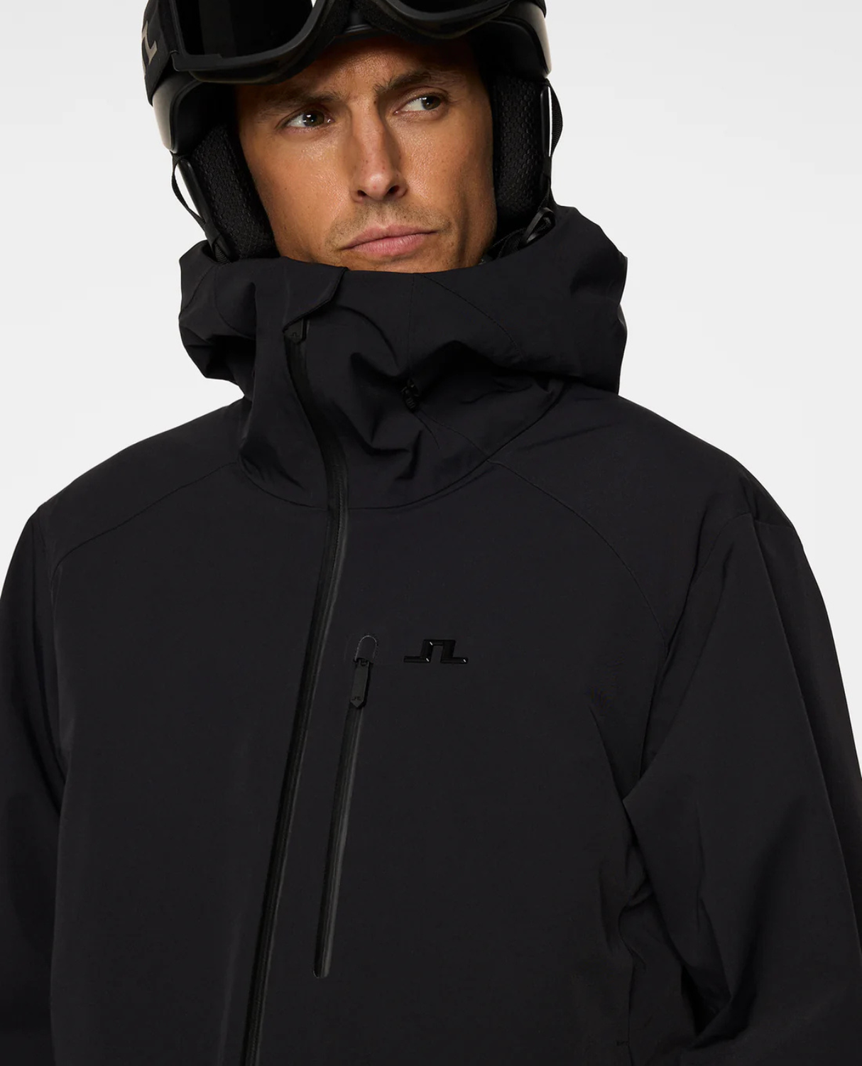 J.Lindeberg Men Solarcore Shell Jacket - Black - Alpingaraget