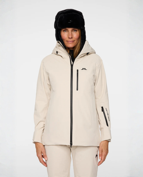 J.Lindeberg Women Solarcore Shell Jacket - Moonbeam - Alpingaraget