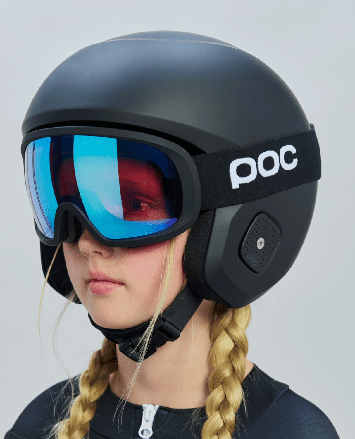 POC Skull Dura Junior - Uranium Black Matt - Juniorhjälmar - Alpingaraget