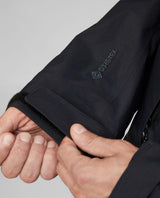 Mammut Haldigrat Gore-Tex HS Thermo Hooded Jacket - Svart ärmslut med GORE-TEX-logotyp och justering
