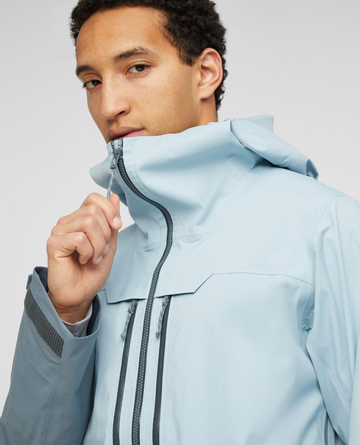 Mammut Haldigrat HS Hooded Jacket Men - Nebla-Strata Flerfärgad Alpingaraget
