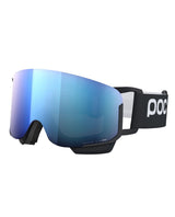 POC Nexal Mid skidglasögon i färgerna Uranium Black och Partly Sunny Blue med cylindrisk Clarity-lins.