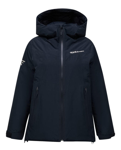 Peak Performance 40Y Frost Reversible Shell Down Jacket Women - Svart skidjacka för dam
