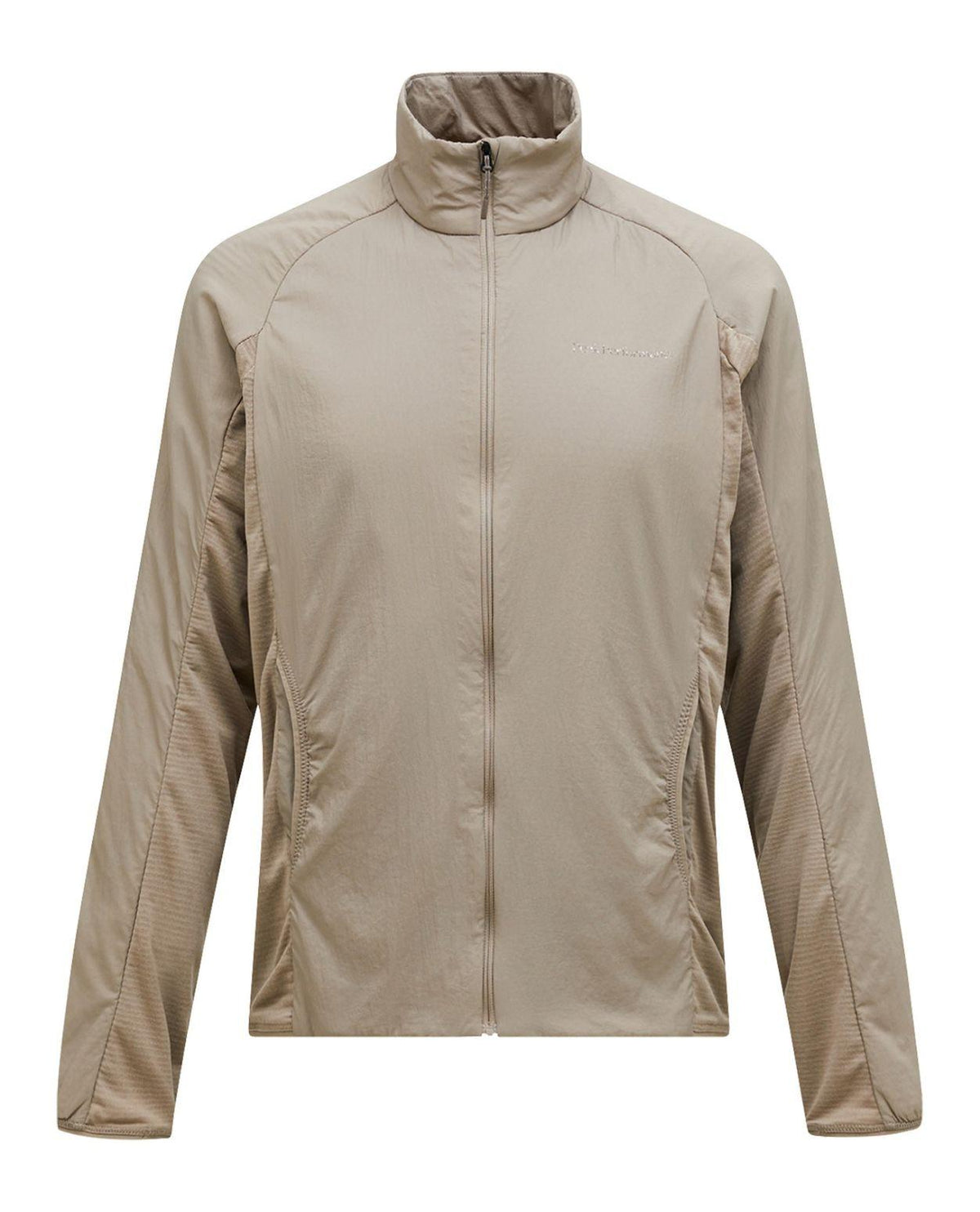 Peak Performance Freelight Hybrid Liner Men - Avid Beige, en beige hybridjacka för herrar anpassad för skidåkning och friluftsliv.