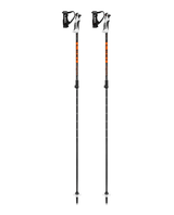 Leki Drifter Vario S - Black / Dark Anthracite / Neon Orange - Juniorstavar - Alpingaraget