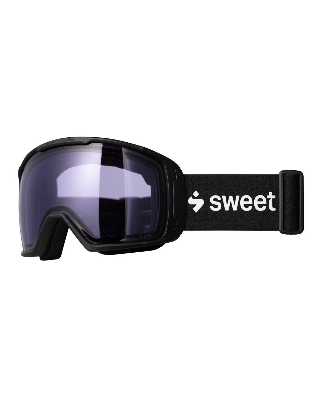 Sweet Protection Clockwork MAX RIG Reflect skidglasögon med svart ram och spegellins.