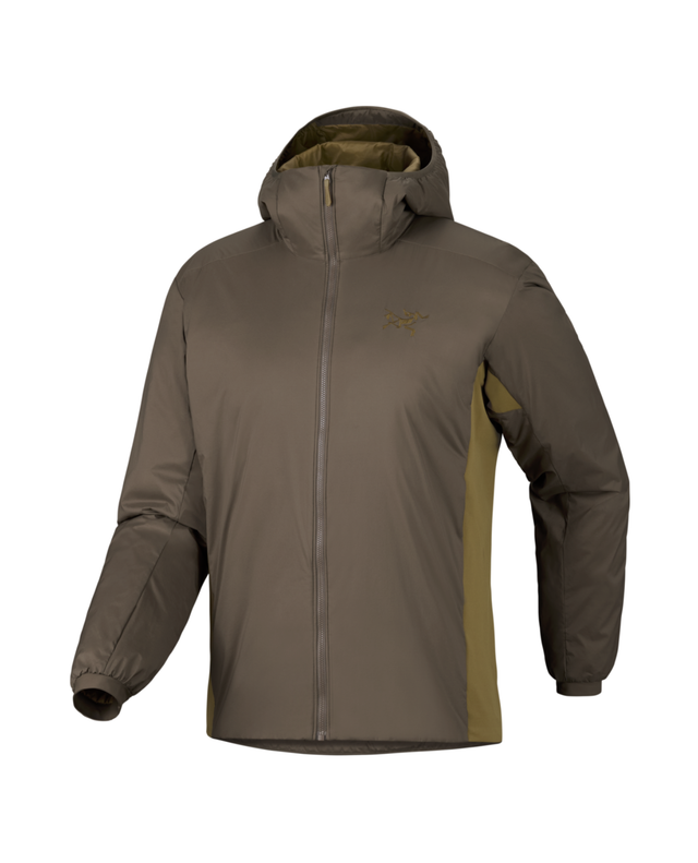 Arc'teryx Atom Hoody mellanlager för herrar i färgen Mongoose/Bracken på Alpingaraget.