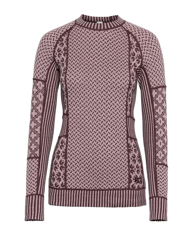 Kari Traa Smekker Long Sleeve - Cocoa Powder Brun Alpingaraget