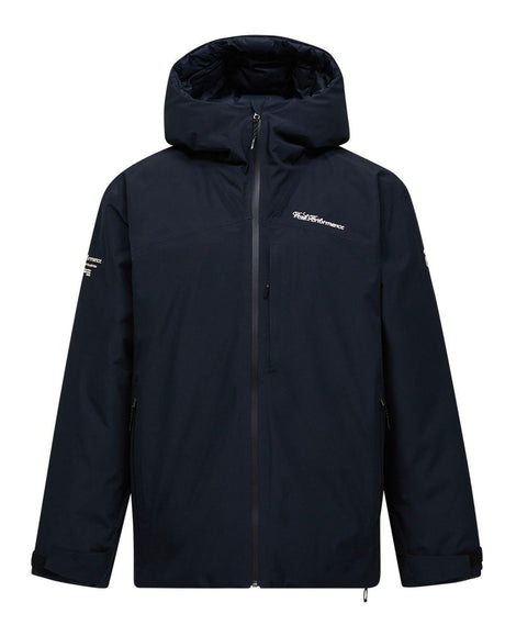 Peak Performance 40Y Frost Reversible Shell Down Jacket Men - Svart skidjacka med dun
