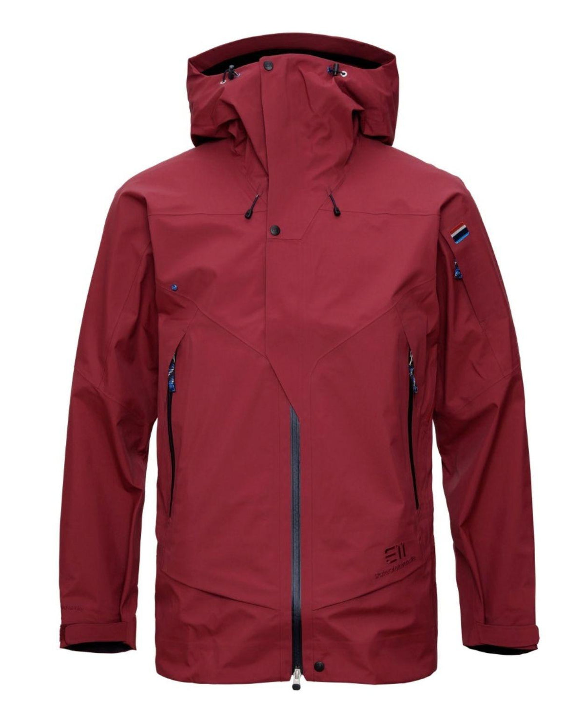 Elevenate Pure Jacket Men - Tibetan Red - Röd skidjacka för herrar