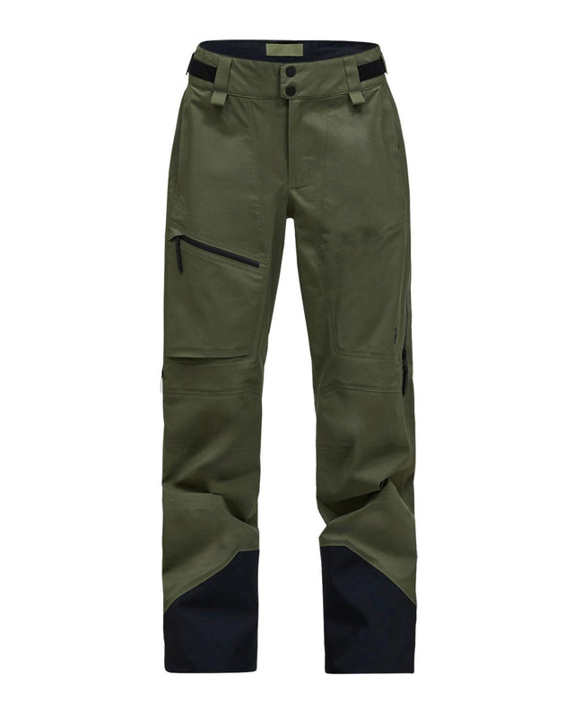 Peak Performance Alpine Gore-Tex 3L Pants Women i färgen Pine Needle, ett par gröna skidbyxor för damer.