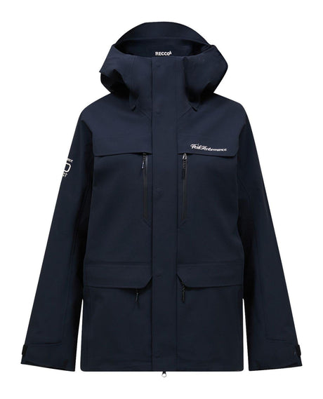 Peak Performance 40Y R&D Long Gore-Tex Shell Jacket Women - Svart skidjacka för dam