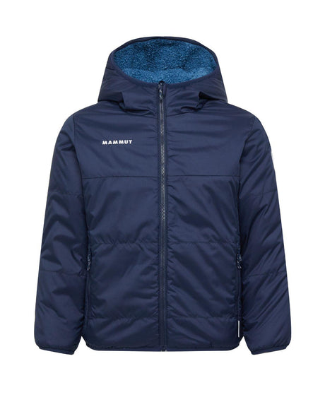 Mammut Waymarker IN Reversible Hooded Jacket Junior - Mörkblå juniorjacka