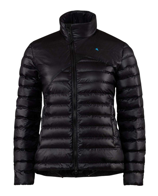 Klättermusen Lopt Zip Jacket Women i svart färg för alpina äventyr.