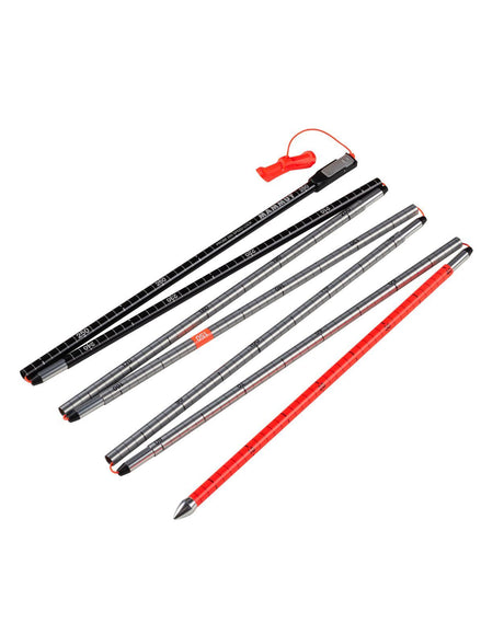 Mammut Probe 280 Speed Lock - 280 cm orange lavinsond i aluminium med en vikt på 310 g för topptur och friåkning