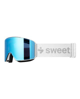 Sweet Protection Boondock II M RIG Reflect skidglasögon i Satin White med kontrasthöjande RIG Aquamarine-lins.