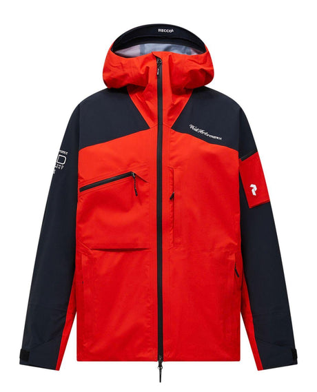Peak Performance 40Y Alpine Gore-Tex Stretch Shell Jacket Men - Racing Red/Black
