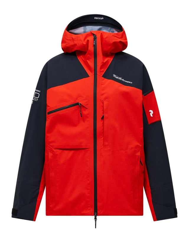 Peak Performance 40Y Alpine Gore-Tex Stretch Shell Jacket Men - Racing Red/Black