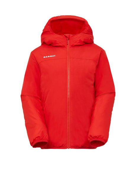 Mammut Rime IN Hooded Jacket Junior - Röd dunjacka för barn
