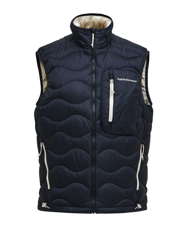 Peak Performance Helium Utility Down Vest Men - Svart dunväst för herr