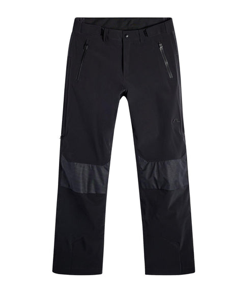 Svarta skidbyxor J.Lindeberg Whitman Pant Men med dragkedjor och knädetaljer.