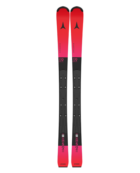 Atomic Redster S9 FIS J-RP 26/27 - Röda raceskidor för juniorer med stabil raceplatta - Alpingaraget