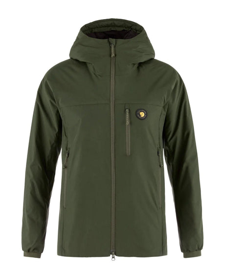 Fjällräven Bergtagen 60 Insulation Jacket Women i färgen Deep Forest-Black för damer.
