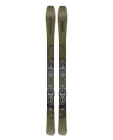 Head Porsche 8 Series allmountainskidor med monterade PRD 12 GW-bindningar i en exklusiv grön design.