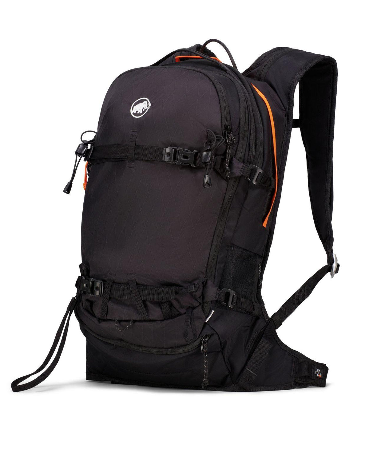 Mammut Haldigrat 22 E2 Airbag M svart ryggsäck med nära passform för topptur och skidåkning.
