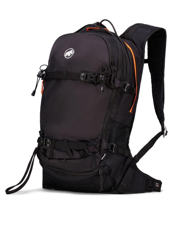 Mammut Haldigrat 22 E2 Airbag M svart ryggsäck med nära passform för topptur och skidåkning.