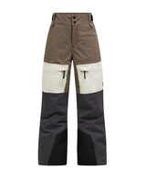 Peak Performance Gravity Insulated Pants Junior - Terrain Tan/Sand Fog skidbyxor för juniorer i bruna nyanser.
