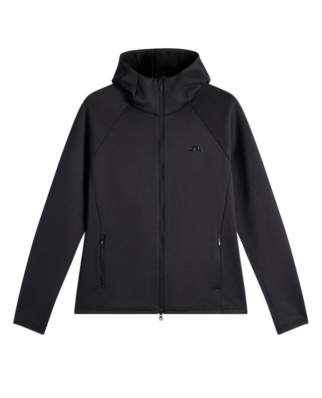J.Lindeberg Pollock Polartec Hood Herr - Svart mellanlager