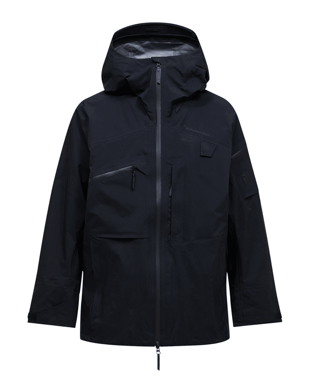 Peak Performance Men Alpine Gore - Tex 3L Jacket - Black - Skidjackor - Alpingaraget