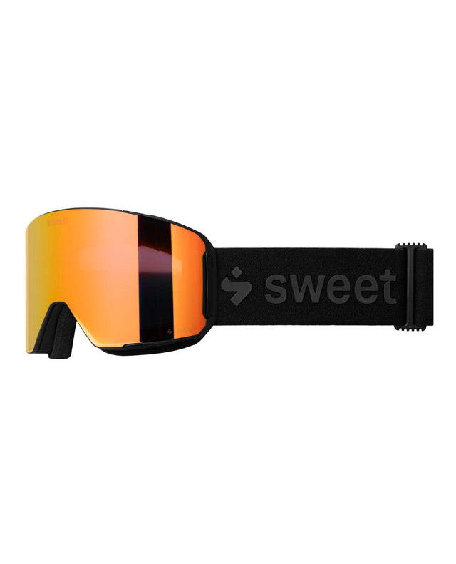 Sweet Protection Boondock II M RIG Reflect skidglasögon med orange RIG Topaz spegellins och svart band.
