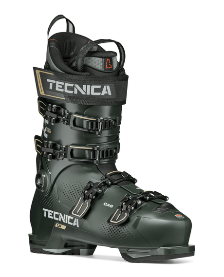 Tecnica Mach1 LV 120 TD2 - Svart och orange alpinpjäxa för herrar