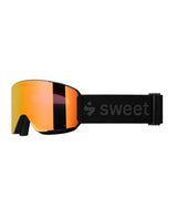 Sweet Protection Boondock II M RIG Reflect skidglasögon med orange spegellins och svart band.