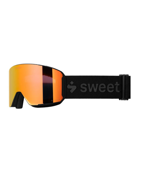 Sweet Protection Boondock II M RIG Reflect skidglasögon med orange spegellins och svart band.