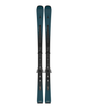 Atomic Redster Q7 Revoshock C pistskidor i mörkblått med MI 12 GW-bindningar för stabilitet i varierande pister.