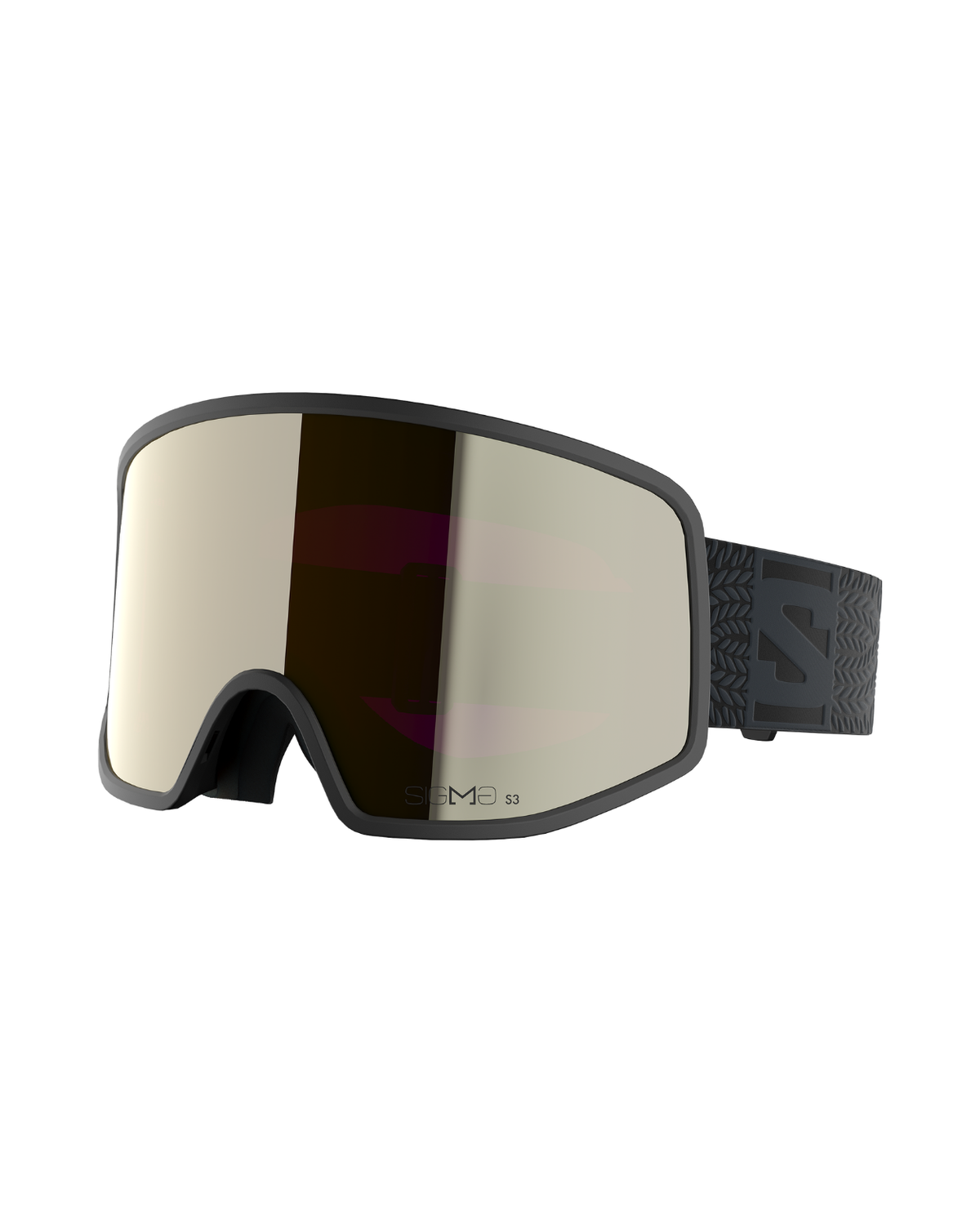 Salomon Sentry Pro OTG Sigma - Black/Gold skidglasögon med guldtonad lins och svart ram. Alpingaraget