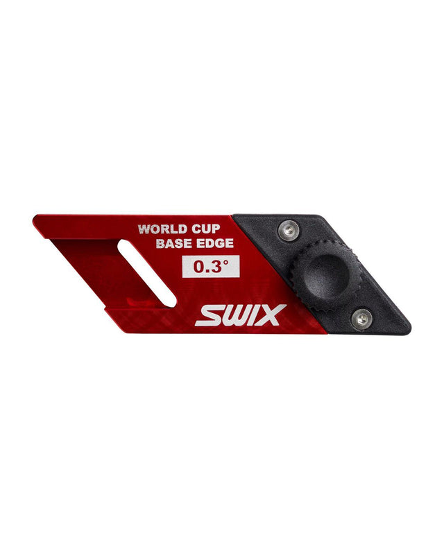 Swix World Cup Base Edge Beveling Tool 0.3 - rött och svart kantverktyg för skidtuning