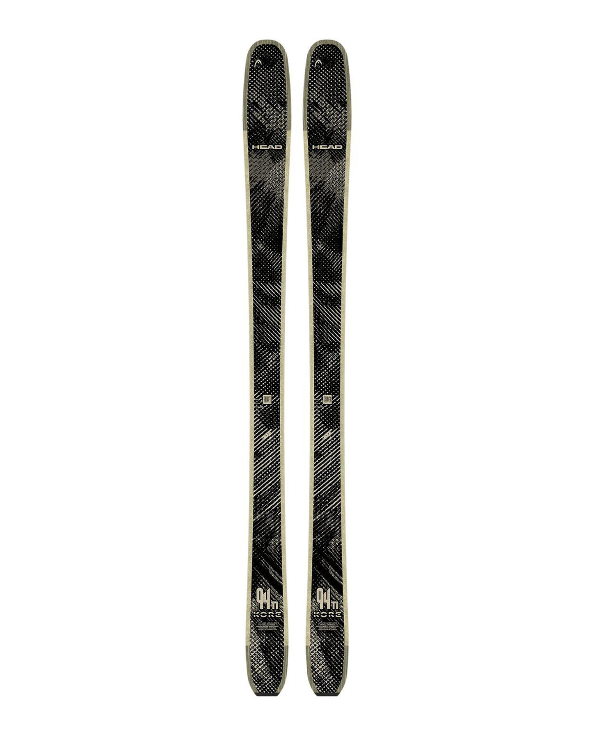 Head Kore 94 Ti 26/27 - svarta allmountainskidor för mångsidig skidåkning - Alpingaraget