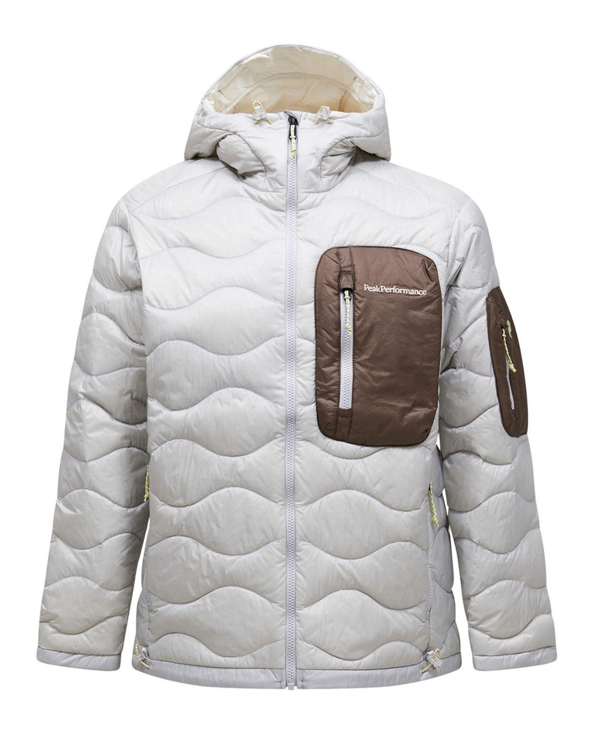 Peak Performance Helium Utility Down Hood Jacket Men - Antarctica/Terrain Tan
