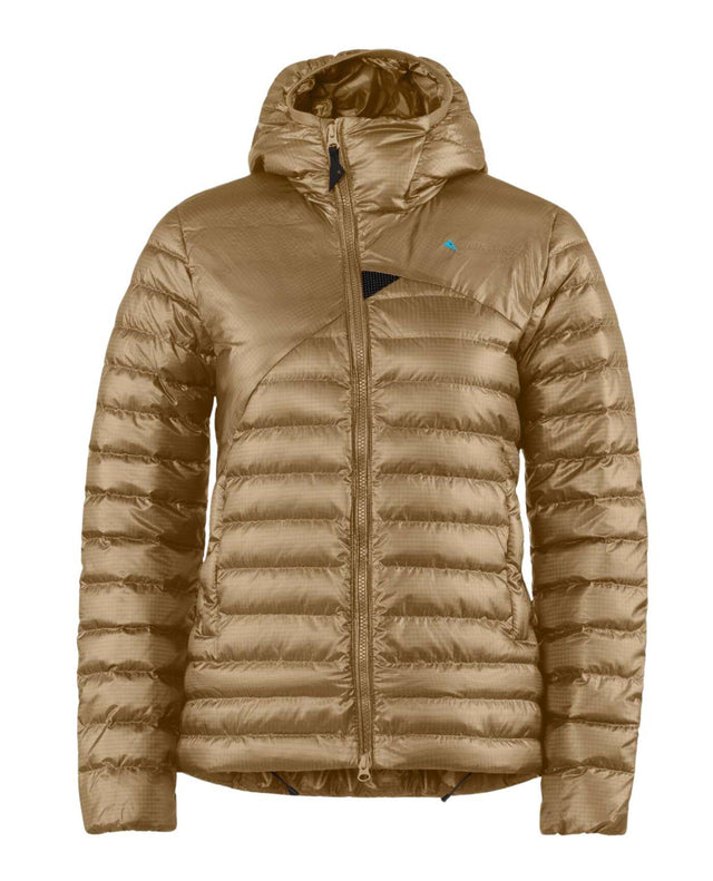 Klättermusen Lopt Hood Jacket Women - Warm Sand - Damdunjacka