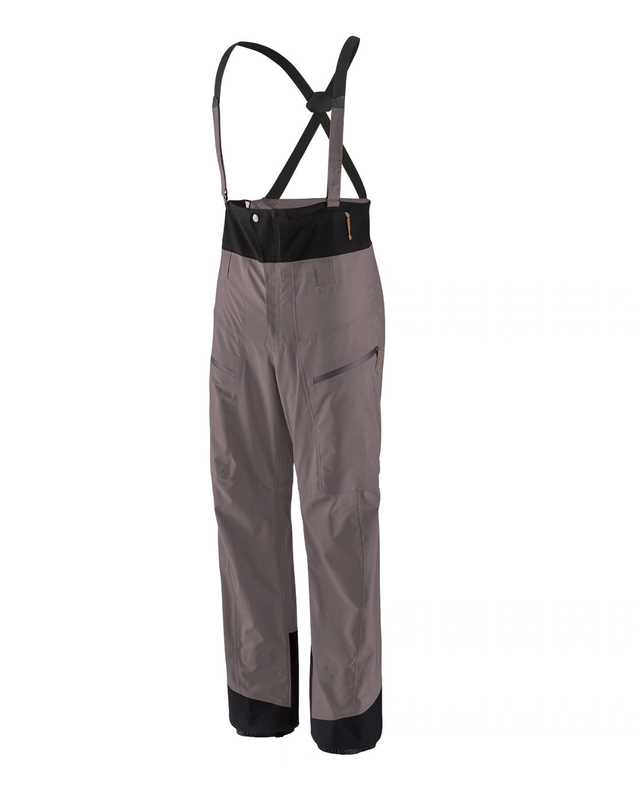 Patagonia PowSlayer Bibs Men - May Grey - Skidhängselbyxor - Alpingaraget